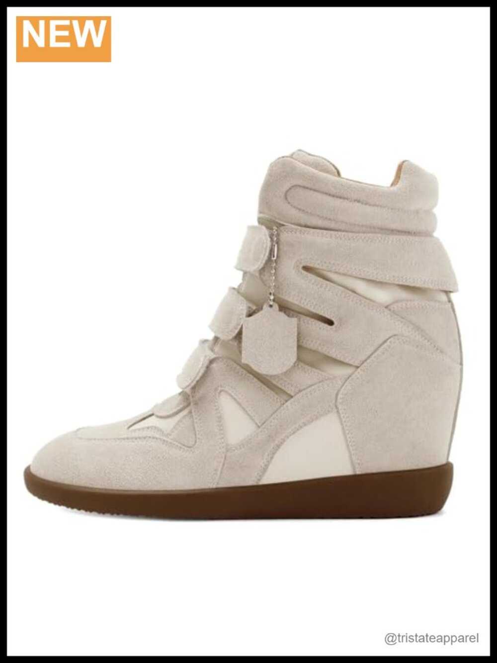 Women's High Top Hidden Wedge Sneakers Suede Faux Suede Platform Casual